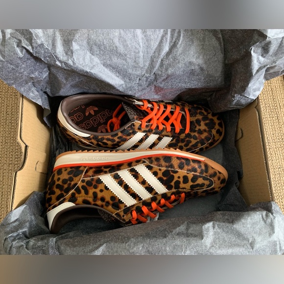 NEW Adidas SL 72 OG Leopard Print Shoes - Size 8 Women's - Sneakers - Picture 2 of 13